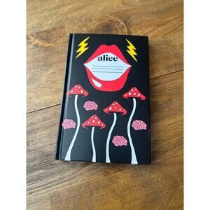 Alice mushrooms the alice daily planner new black and red whimsical wonderland